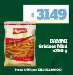 Nini Mayorista Bammi grisines mini oferta