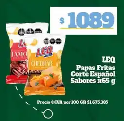 Nini Mayorista Leq papas fritas corte español sabores oferta