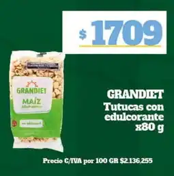 Nini Mayorista Grandiet tutucas con edulcorante oferta
