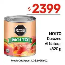 Nini Mayorista Molto durazno oferta