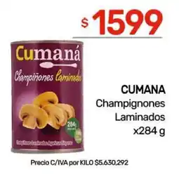 Nini Mayorista Cumaná champiñones laminados oferta