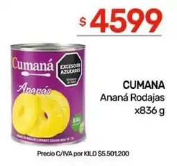 Nini Mayorista Cumaná ananás rodajas oferta