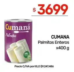 Nini Mayorista Cumaná palmitos enteros oferta
