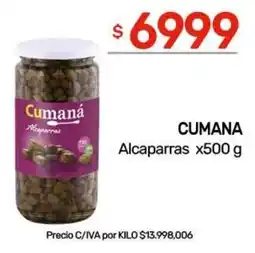 Nini Mayorista Cumana alcaparras oferta