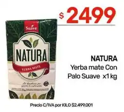 Nini Mayorista Natura yerba mate con palo suave oferta
