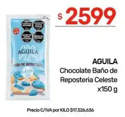 Nini Mayorista Aguila chocolate baño de reposteria celeste oferta
