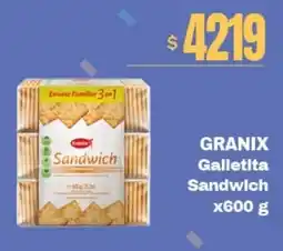Nini Mayorista Granix galletita sandwich oferta
