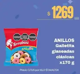 Nini Mayorista Terrabusi anillos galletita glaseadas clásicas oferta