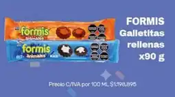 Nini Mayorista Formis galletitas rellenas oferta