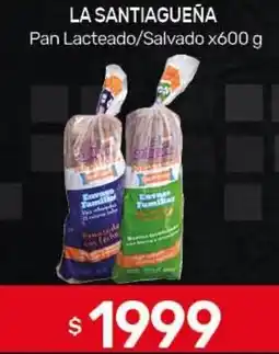 Nini Mayorista La santiagueña pan lacteado/salvado oferta