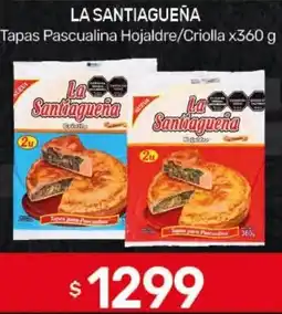 Nini Mayorista La santiagueña tapas pascualina hojaldre/crionlla oferta