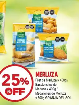 Nini Mayorista Granja del sol merluza oferta