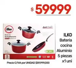 Nini Mayorista Ilko batería antiadherente cocina oferta