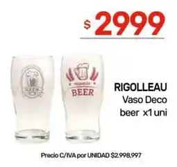 Nini Mayorista Rigolleau vaso deco beer oferta
