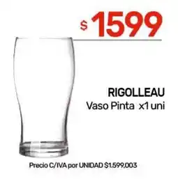 Nini Mayorista Rigolleau vaso pinta oferta