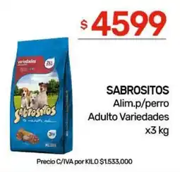 Nini Mayorista Sabrositos alim.p/perro adulto variedades oferta
