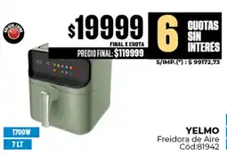 Diarco Yelmo freidora de aire oferta