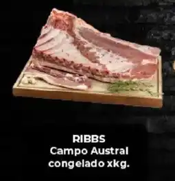 Supermayorista Vital Ribbs campo austral congelado oferta