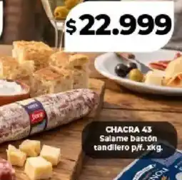 Supermayorista Vital Chacra 43 salame bastón tandilero p/f. oferta