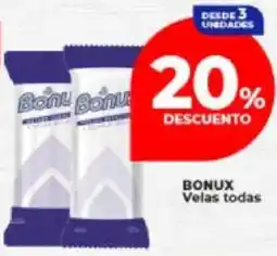 Supermayorista Vital Bonux velas todas oferta