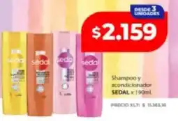 Supermayorista Vital Sedal shampoo y scondicionador oferta
