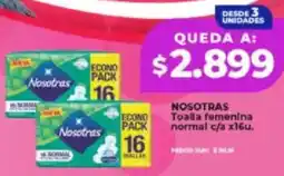 Supermayorista Vital Nosotras toalla femenina normal oferta