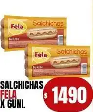 Supermercados Mariano Max Fela - salchichas oferta