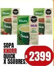 Supermercados Mariano Max Knorr - sopa knorr quick oferta