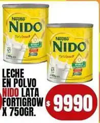 Supermercados Mariano Max Nido - leche en polvo nido fortigrow oferta