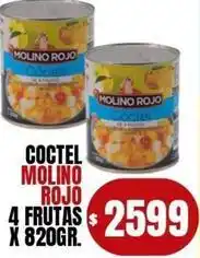 Supermercados Mariano Max Rojo - coctel 4 frutas oferta