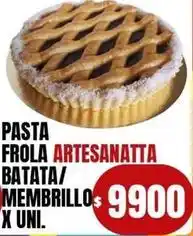 Supermercados Mariano Max Pasta frola artesanatta batata/membrillo oferta