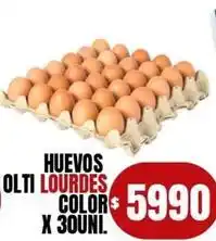 Supermercados Mariano Max Huevos color oferta