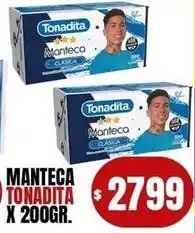 Supermercados Mariano Max Tonadita - manteca oferta