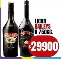 Supermercados Mariano Max Baileys - licor oferta