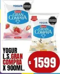 Supermercados Mariano Max Gran compra - yogur l.s. gran compra oferta