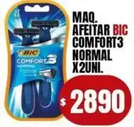 Supermercados Mariano Max Bic - maq. afeitar comfort3 normal x2uni oferta