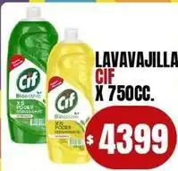 Supermercados Mariano Max Cif - lavavajilla oferta