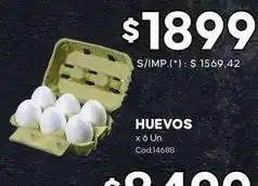 Diarco Huevos x 6 un. cod14688 oferta