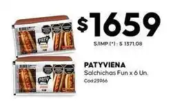 Diarco Paty - salchichas fun x 6 un. cód:23966 oferta