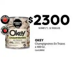 Diarco Okey - champignones en trozos oferta
