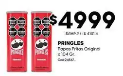 Diarco Pringles - papas fritas original x 104 gr. c od 24567 oferta