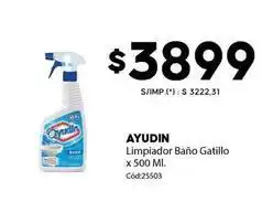 Diarco Ayudin - limpiador baño gatillo x 500 ml. cód:25503 oferta