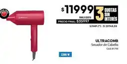 Diarco Ultracomb - secador de cabello c uevo 81794 oferta