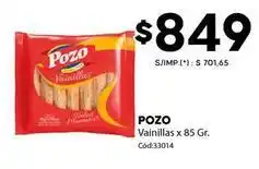 Diarco Pozo - vainillas x 85 gr oferta