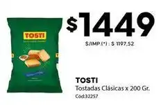 Diarco Tostadas clsicas x 200 gr. c3d:32257 oferta