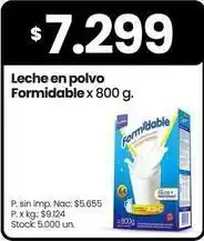 Changomas Formidable - leche en polvo oferta