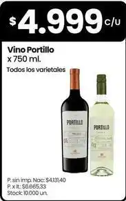 Changomas Portillo vino oferta