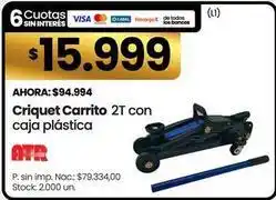Changomas Criquet carrito con caja plástica oferta
