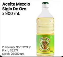 Changomas Siglo de oro aceite mezcla oferta