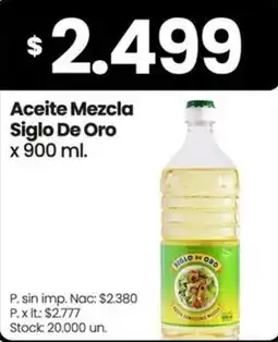 Changomas Siglo de oro aceite mezcla oferta
